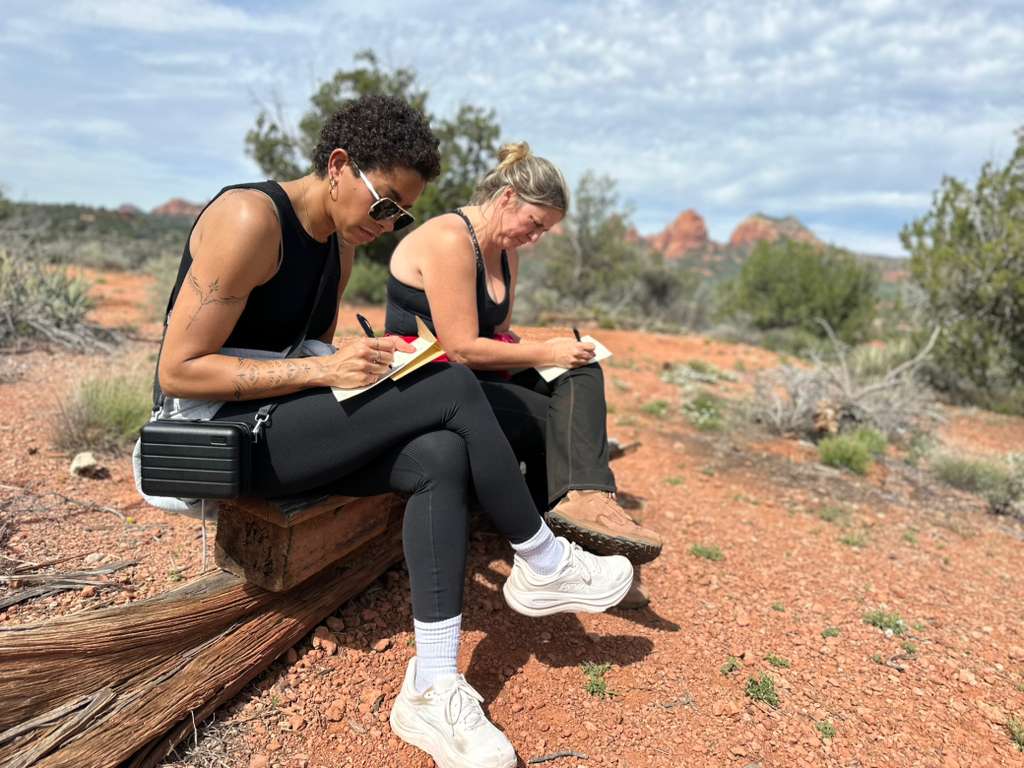 Writing together on Joy Mountain